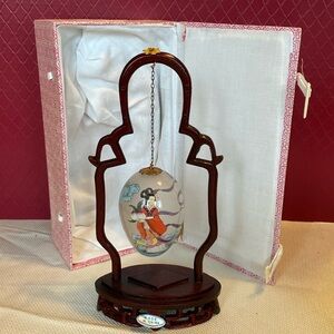 Chinese art reverse egg.